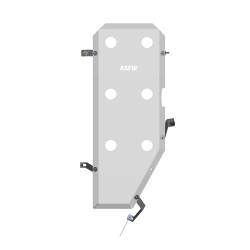 Asfir 4x4 - Asfir 4x4 591070 Fuel Tank Skid Plate for 11-26 Nissan Frontier 3.8 4.0 - Image 1