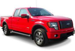 APS - APS IRunning Running Boards Polish 04-14 Ford F150 Extended IB06RAG6A - Image 2