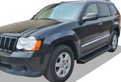 APS - APS IRunning Running Boards Black for 05-10 Grand Cherokee IB10RIF3B - Image 2