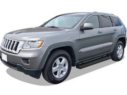 APS - APS IRunning Running Boards Black for 11-22 Grand Cherokee WK2 IB10RIF4B - Image 2