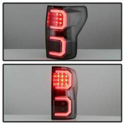 Spyder Auto - Spyder Auto 5085368 Black LED Light Bar Taillights/Clear for 07-13 Toyota Tundra - Image 7