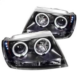 Spyder Auto - Spyder Auto 5011145 LED Halo Projector Headlights for 99-04 Grand Cherokee WJ - Image 1