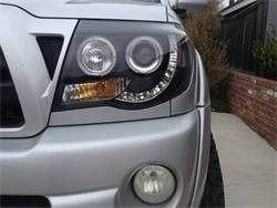 Spyder Auto - Spyder Auto 5011916 Black/Clear Halo Projector Headlights for 05-11 Tacoma - Image 2