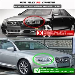 Spyder Auto - Spyder Auto 5029416 Projector Style Headlights Black/Clear 05-07 Audi A6 No-Xeno - Image 2