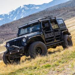 ARIES - ARIES 25009 Rear Aluminum Tubular Doors for 07-18 Jeep Wrangler JK 4DR - Image 6