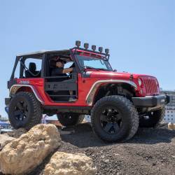ARIES - ARIES AR15009 Front Aluminum Tubular Doors for 07-18 Jeep Wrangler JK - Image 6