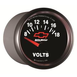 AutoMeter - AutoMeter 3692-00406 Volt Meter Gauge 8-18V 2-1/16" for Chevy Red Bowtie - Image 5