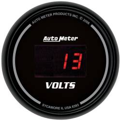 AutoMeter - AutoMeter 6393 Sport-Comp Volt Meter Gauge 8-18V 2-1/16" - Image 1