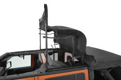 Bestop - Bestop 54724-17 Supertop Ultra Black Twill Soft Top for 07-18 Wrangler JK 4DR - Image 9