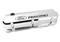 Ford Performance Parts - Ford Racing 302-139 Chrome Slant Edge Valve Cover w/Recessed Logo - Image 2