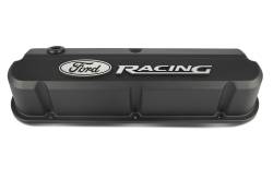 Ford Performance Parts - Ford Perf. 302-135 Slant Edge Valve Covers Die Cast Black Ford Logo for SBF - Image 2