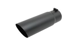 Gibson Performance Exhaust - Gibson Performance 500379-B 4" Black Ceramic 304 Stainless Exhaust Tip - Image 1
