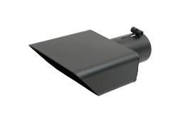 Gibson Performance Exhaust - Gibson Performance 500432-B 6"x2.75" Black Ceramic 304 Stainless Exhaust Tip - Image 1