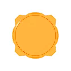 KC Hilites - KC HiLiTES 5112 Gravity LED Pro6 Light Shield Cover 6" Amber Each - Image 1