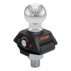 CURT - CURT 40248 RockerBall Adjustable Cushion Hitch Ball Mount - Image 1