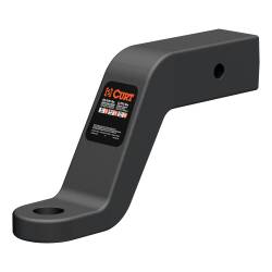 CURT - CURT 45459 Commercial Duty Forged Ball Mount 2.5" Shank 20000 lbs 6" Drop - Image 1