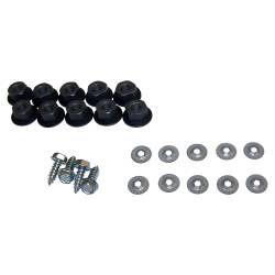 Crown Automotive Jeep Replacement - Crown Automotive 5AGRRKIT Fender Flare Hardware Kit for 84-94 Jeep Cherokee XJ - Image 1