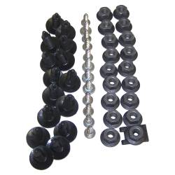 Crown Automotive Jeep Replacement - Crown Automotive 5AGFRKIT Fender Flare Hardware Kit for 84-94 Jeep Cherokee XJ - Image 1