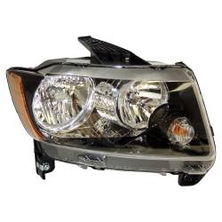 Crown Automotive Jeep Replacement - Crown Automotive 68171214AB Headlight for 12-17 Jeep Compass - Image 1