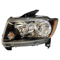 Crown Automotive Jeep Replacement - Crown Automotive 68171215AB Headlight for 12-17 Jeep Compass - Image 1