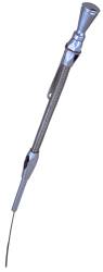 Trans-Dapt Performance - Trans-Dapt 8142 Aluminum Oil Pan Dipstick Braided Tube 80-85 SB Chevy 305-350 - Image 1