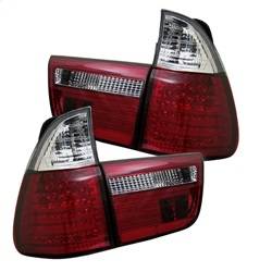 Spyder Auto - Spyder Auto 5000804 LED Red/Clear Taillights for 00-06 BMW X5 - Image 1