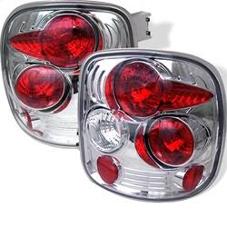 Spyder Auto - Spyder Auto 5002112 Chrome/Clear Euro Taillights for 99-04 Silverado/Sierra - Image 1