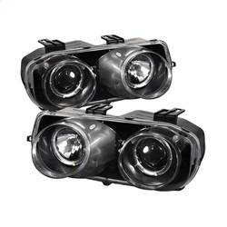 Spyder Auto - Spyder Auto 5008671 Black/Clear LED Halo Projector Headlights for 94-97 Integra - Image 1