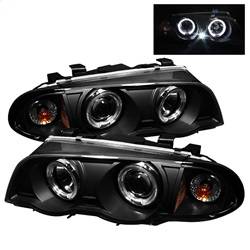 Spyder Auto - Spyder Auto 5008947 Black/Clear LED Halo Projector Headlights - Image 1