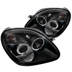 Spyder Auto - Spyder Auto 5011190 Black/Clear Halo Projector Headlights for 98-04 SLK230 AMG - Image 1