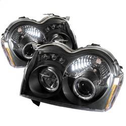 Spyder Auto - Spyder Auto 5011091 Halo LED Projector Headlights for 05-07 Grand Cherokee WK - Image 1