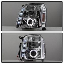 Spyder Auto - Spyder Auto 5029324 LED Halo Projector Headlights Chrome/Clear - Image 2
