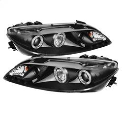 Spyder Auto - Spyder Auto 5042538 Black/Clear LED Halo Projector Headlights - Image 1