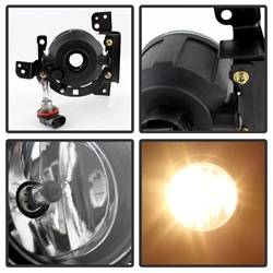 Spyder Auto - Spyder Auto 5077769 Halogen Fog Lights Black/Clear for 14-15 Mitsubishi Mirage - Image 2