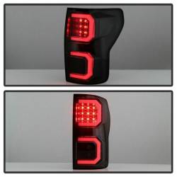 Spyder Auto - Spyder Auto 5085443 Black LED Light Bar Taillights/Smoke for 07-13 Toyota Tundra - Image 7