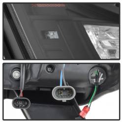 Spyder Auto - Spyder 5085504 LED Bar Headlights Black/Clear for 04-15 Armada/Pathfinder/Titan - Image 3