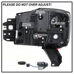Spyder Auto - Spyder 5085504 LED Bar Headlights Black/Clear for 04-15 Armada/Pathfinder/Titan - Image 4