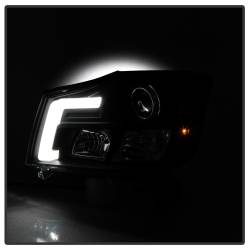 Spyder Auto - Spyder 5085504 LED Bar Headlights Black/Clear for 04-15 Armada/Pathfinder/Titan - Image 5