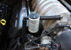 J&L 3062P-C Oil Separator 3.0 Passenger Side Mounted Oil Separator Silver