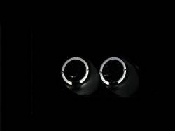 Anzo USA - Anzo USA 121057 Black Projector Headlight Set w/LED Halo for 02-04 Honda Civic - Image 3