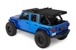 Bestop - Bestop 54726-17 Supertop Squareback Black Twill for 18-26 Jeep Wrangler JL 4DR - Image 3