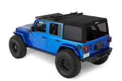 Bestop - Bestop 54726-17 Supertop Squareback Black Twill for 18-26 Jeep Wrangler JL 4DR - Image 6