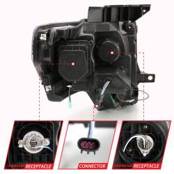 Anzo USA - Anzo USA 111445 Projector Headlight Set for 09-14 F150 - Image 5