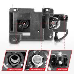 Anzo USA - Anzo USA 111499 Crystal Headlight Set - Image 5