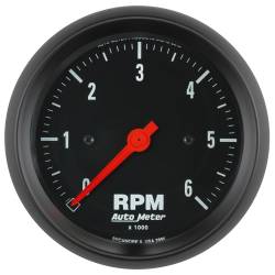 AutoMeter - AutoMeter 2695 Z-Series In-Dash Electric Tachometer 0-6000RPM 3-3/8" - Image 1