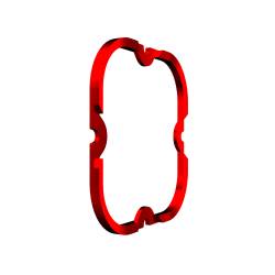 KC Hilites - KC HiLiTES 30571 Bezel Ring Flex Era-4 Red 1PC - Image 2