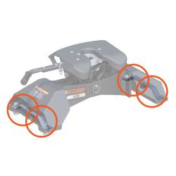 CURT - CURT 19201 Replacement 5th Wheel Puck System Handles for Ford for 16017 16020 - Image 2