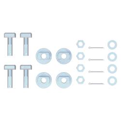 CURT - CURT 19202 Replacement 5th Wheel Puck System Anchors for Ford for 16017 16020 - Image 1