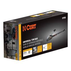 CURT - CURT 19750 Universal Tow Bar w/2" Coupler 5000 lbs Adjusts 26" To 40" - Image 2