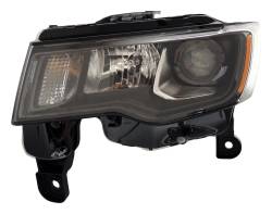 Crown Automotive Jeep Replacement - Crown 68266647AD Left Headlight Assy for 16-22 Jeep Grand Cherokee WK2 - Image 1